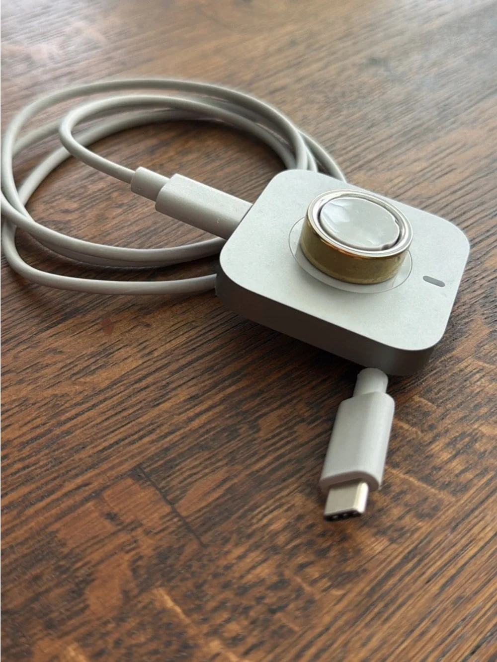 Oura Ring Gold size 8 with charger
